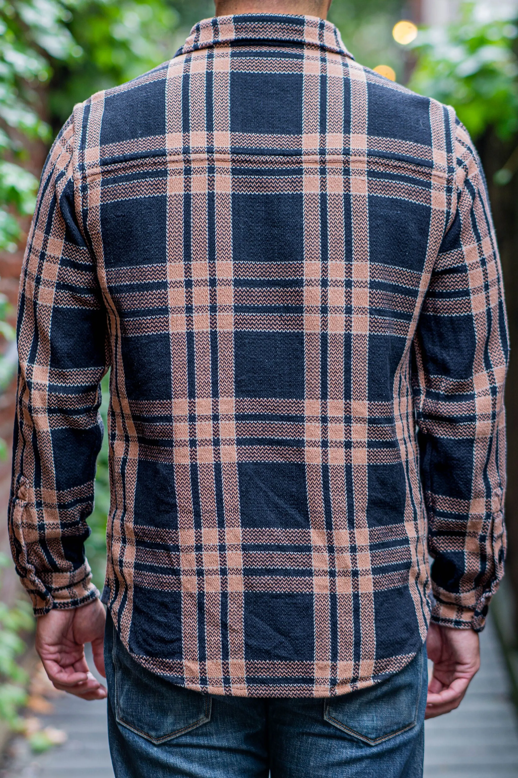 Indi + Ash LS Ames Workshirt - Iron Big Plaid