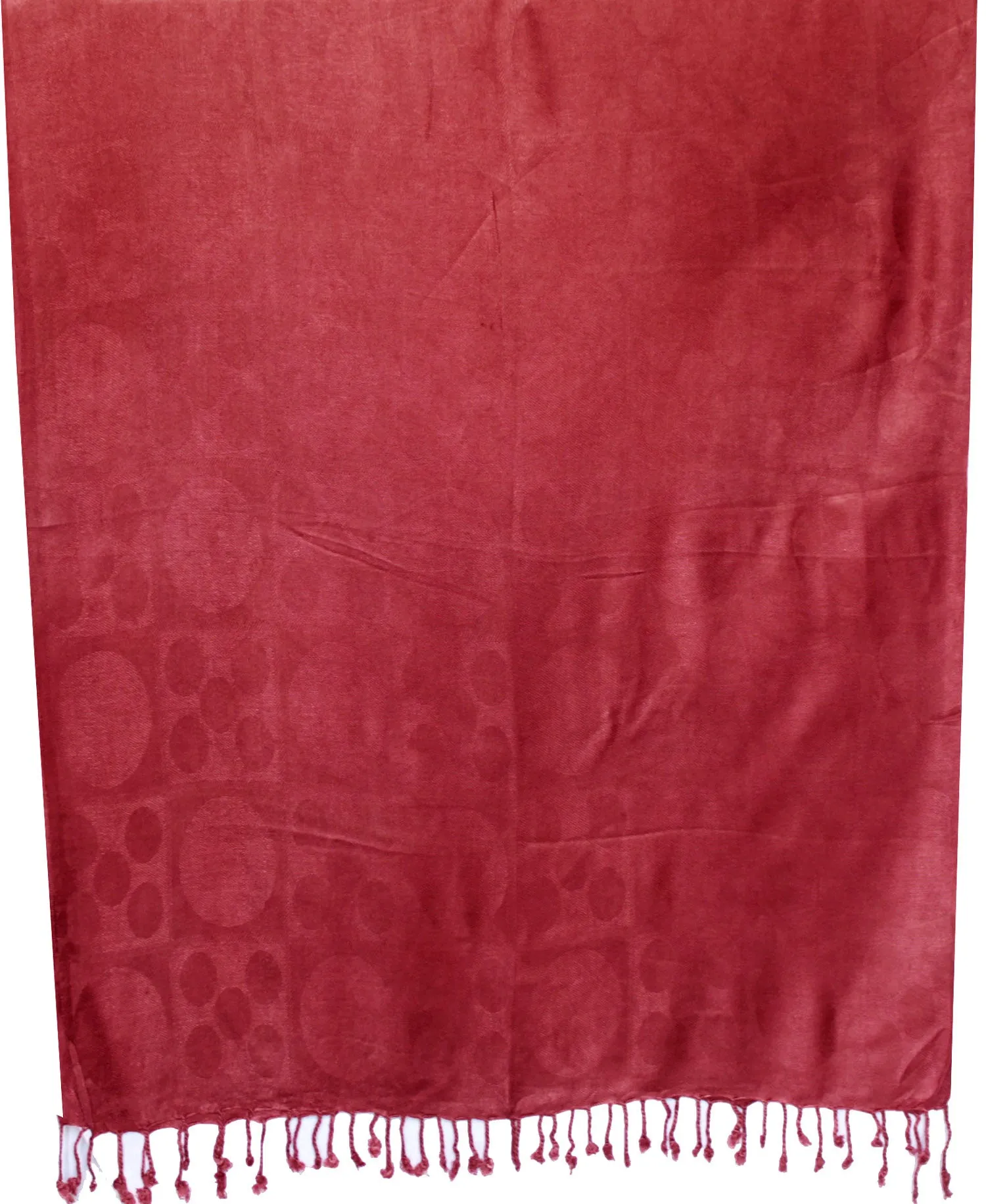 Indian Shawl Scarf Womens Wrap India Clothing (Maroon, 70 x 29 inches)