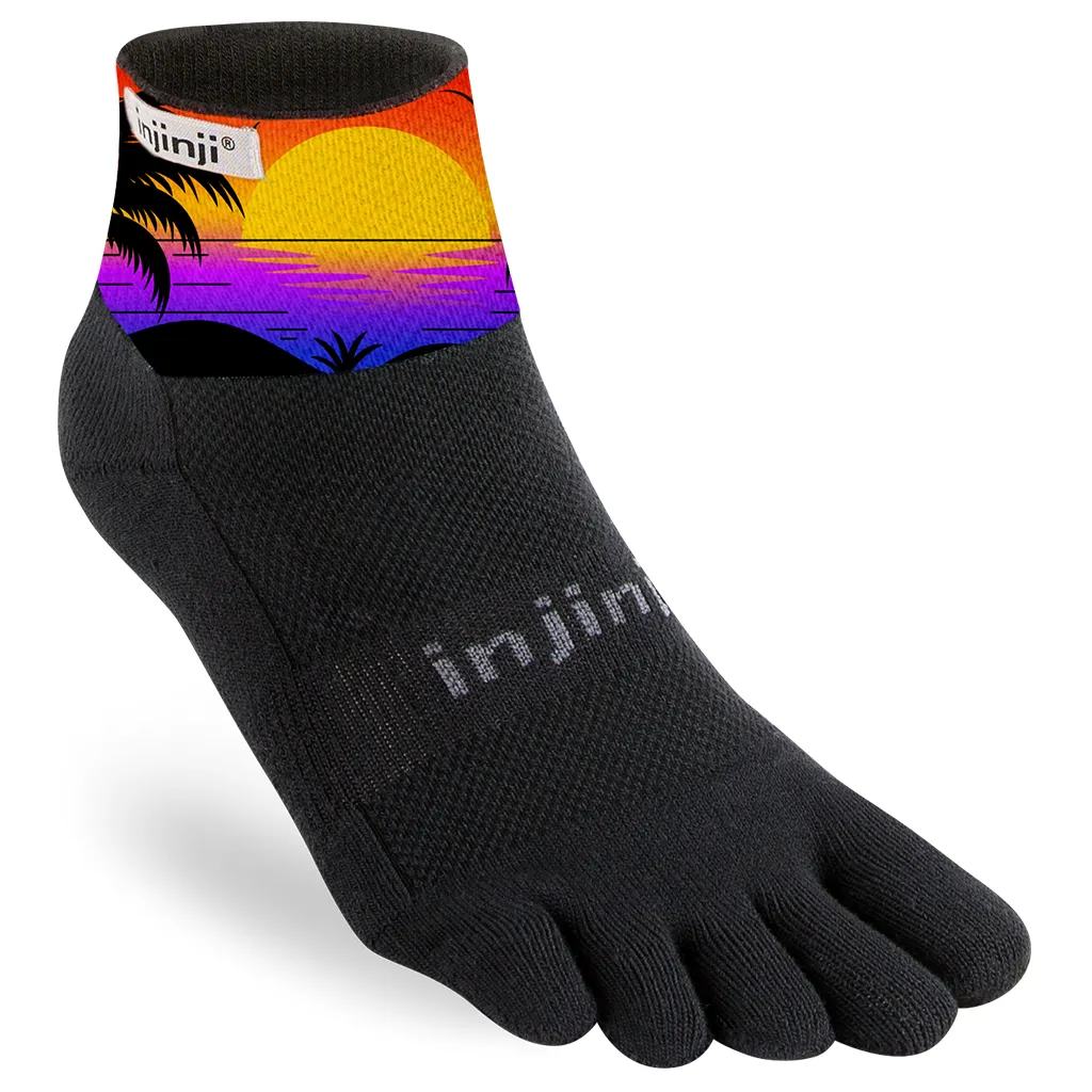 Injinji TRAIL Womens Specific Midweight Mini-Crew Running Socks