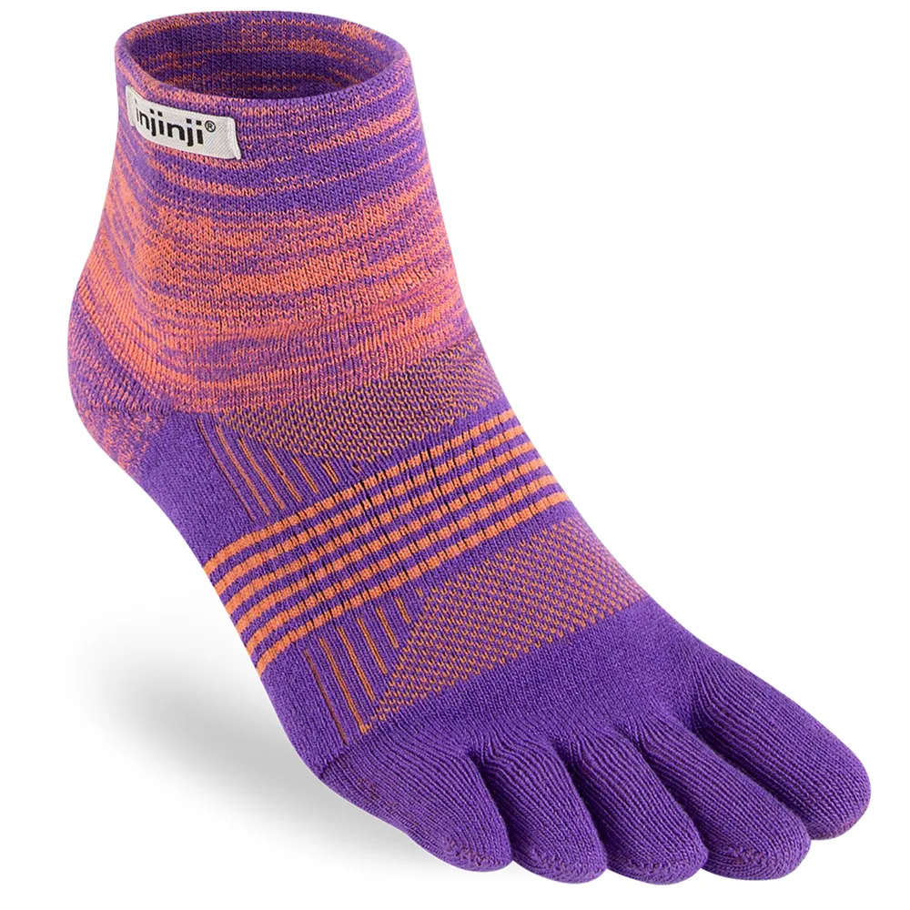 Injinji TRAIL Womens Specific Midweight Mini-Crew Running Socks