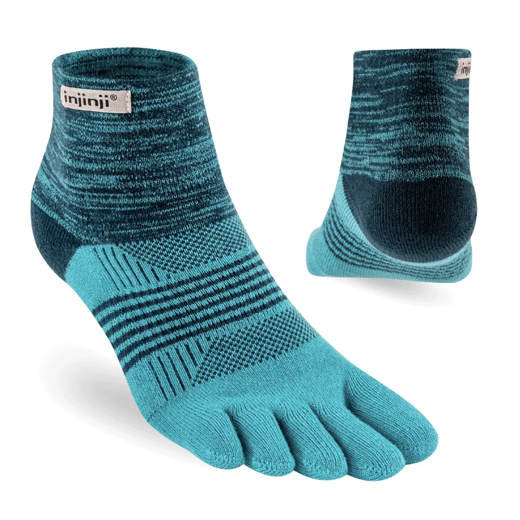 Injinji TRAIL Womens Specific Midweight Mini-Crew Running Socks