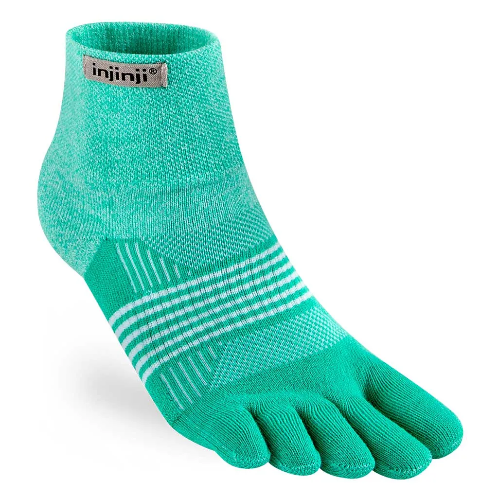 Injinji TRAIL Womens Specific Midweight Mini-Crew Running Socks