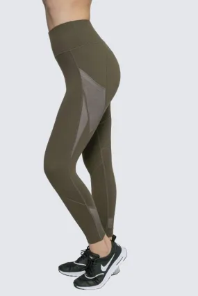 INNER ZEN ARMY GREEN LEGGINGS