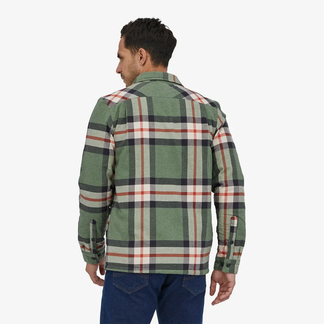 Insulated Organic Cotton Midweight Fjord Flannel Shirt - Forestry Hemlock Green