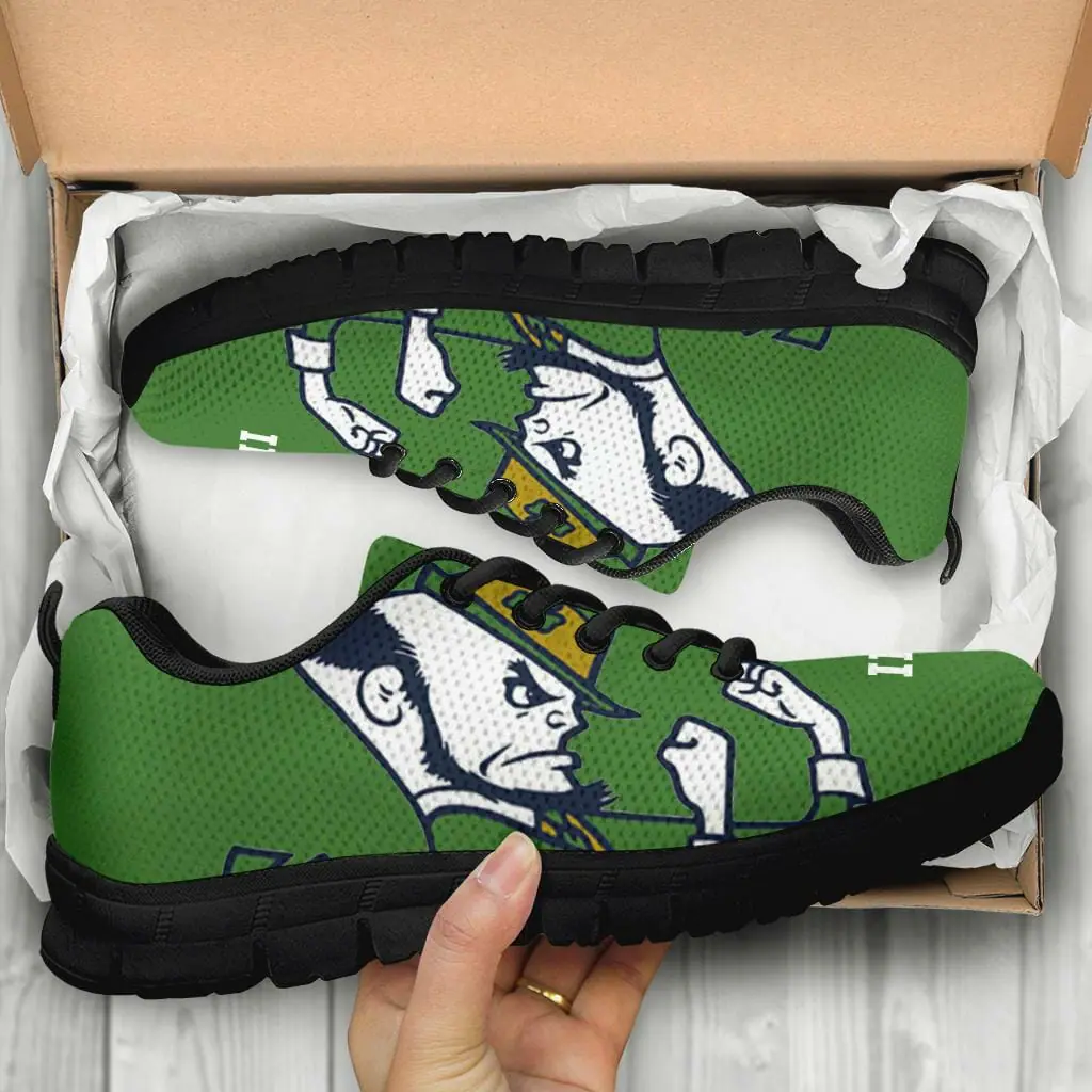 Irish St Patrick’s Day Fitness Sneakers Shoes Notre Dame Fighting Irish