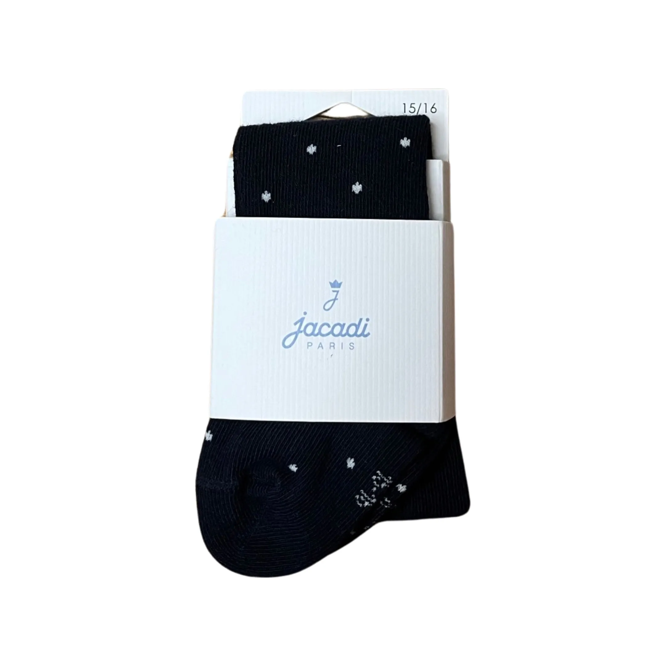 Jacadi Navy Dot Tights