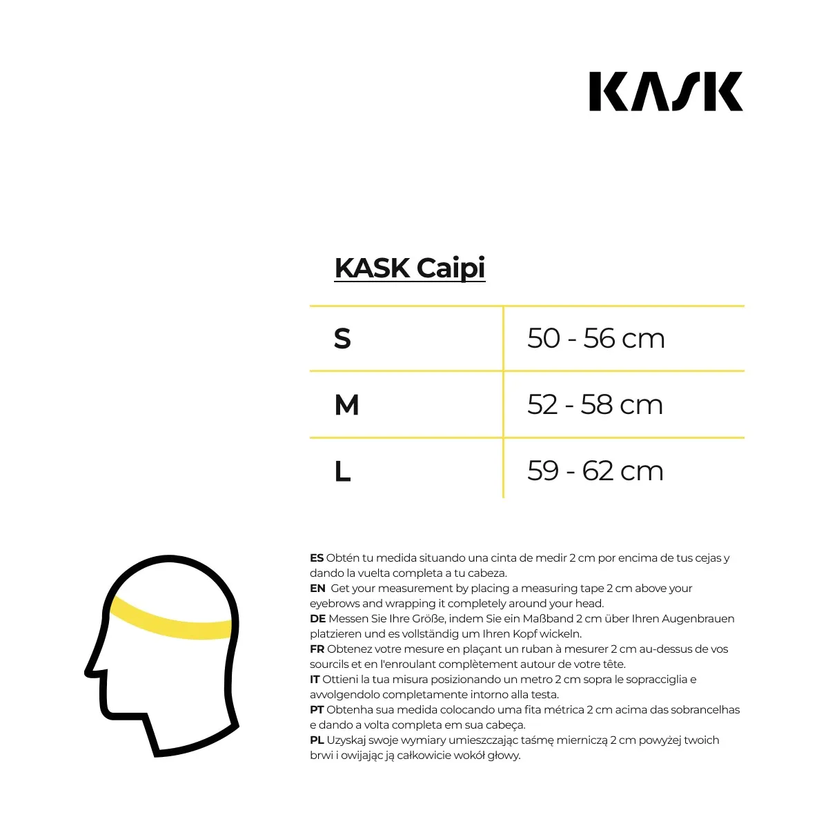 Kask Caipi Black Helmet