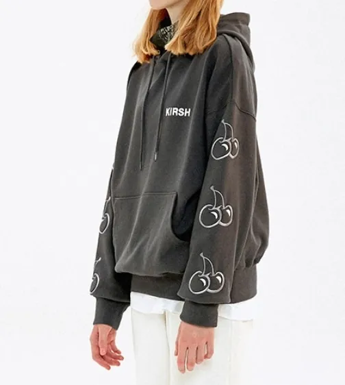 KIRSH  |Unisex Street Style Long Sleeves Cotton Logo