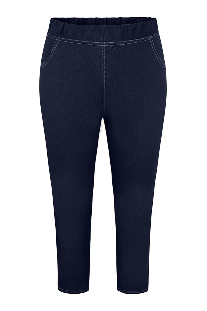 Leggings effetto jeans