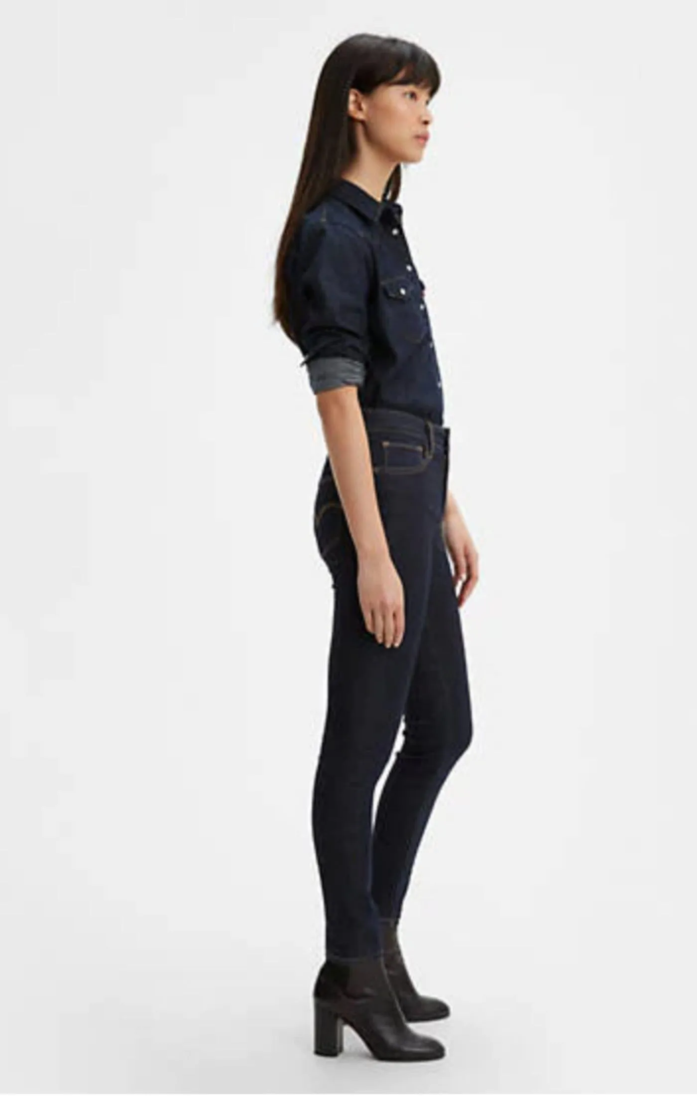 Levi's 721 Dark Wash High Rise Skinny