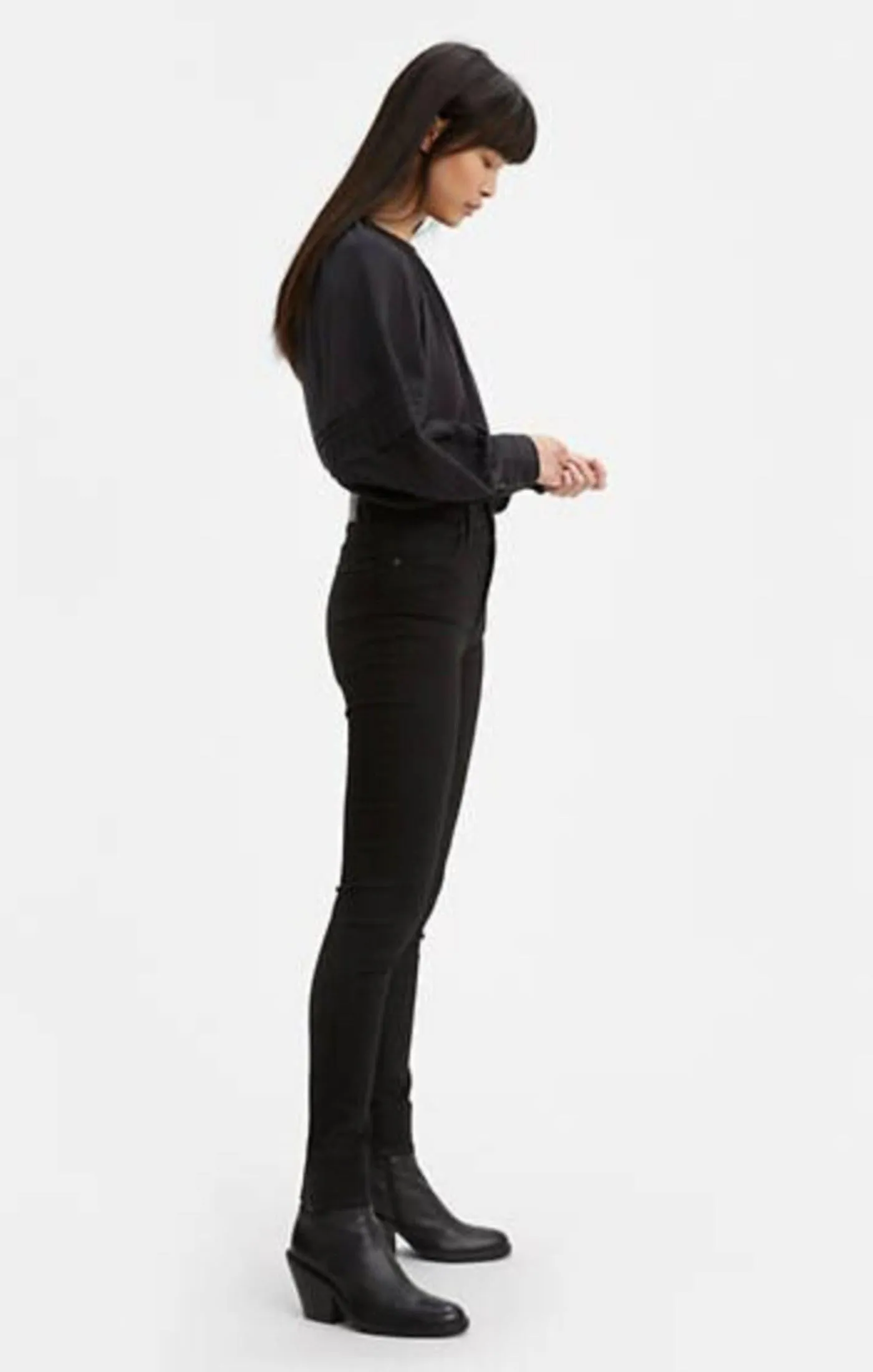 Levi's Mile High Super Skinny Jeans in Black