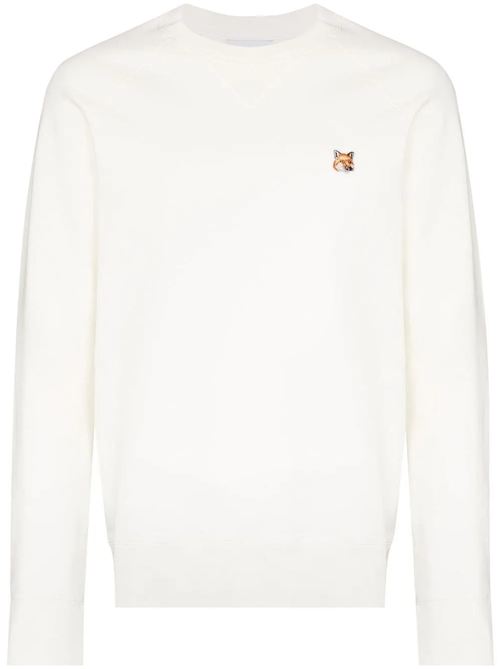 MAISON KITSUNE  |Unisex Street Style Long Sleeves Plain Cotton Long