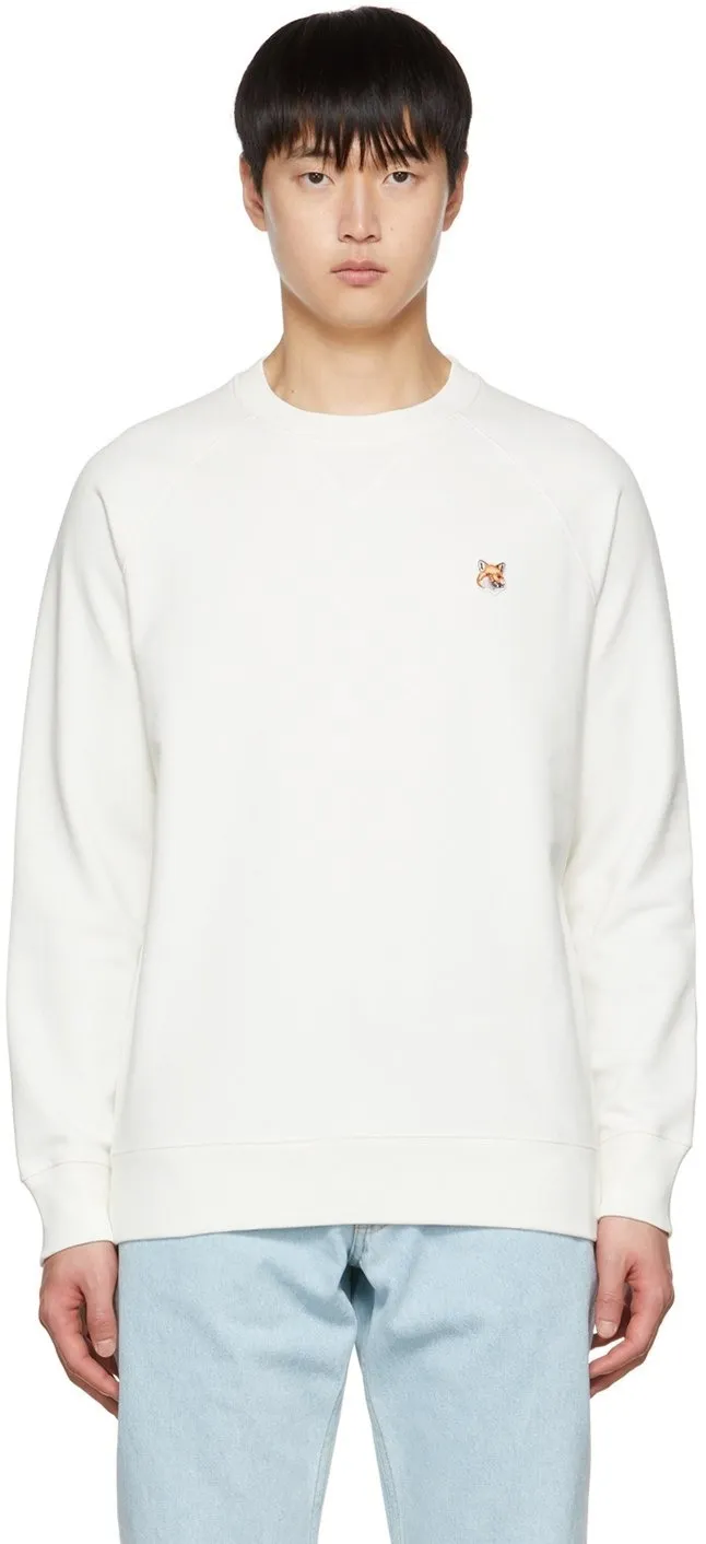 MAISON KITSUNE  |Unisex Street Style Long Sleeves Plain Cotton Long