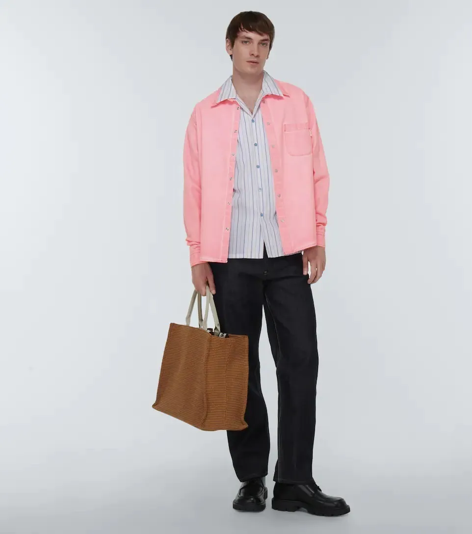 MARNI  |Button-down Street Style Long Sleeves Plain Cotton Logo