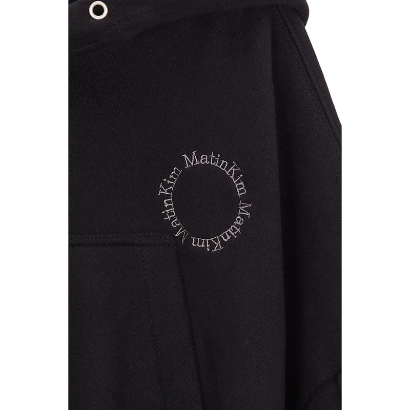 Matin Kim  |Street Style Long Sleeves Cotton Logo Hoodies & Sweatshirts