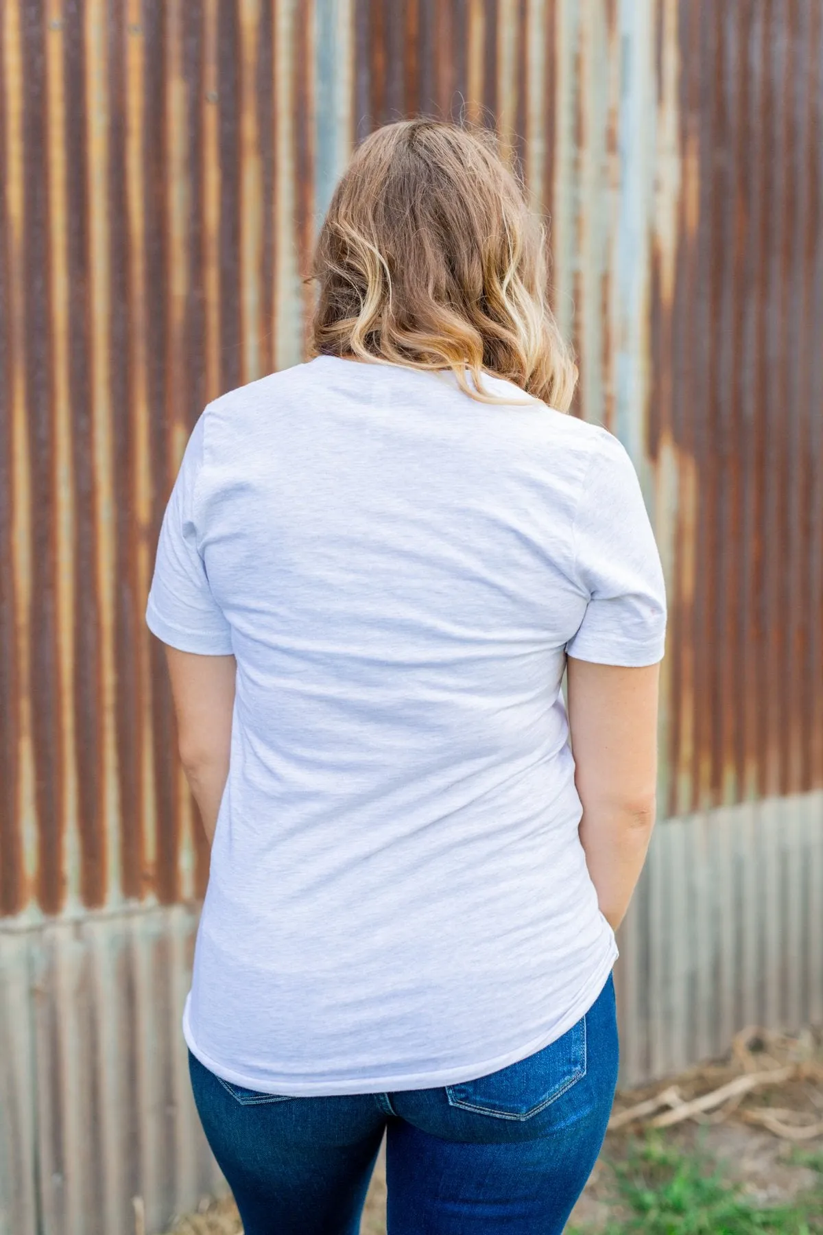 Meet Me At The Pumpkin Patch Graphic Tee- Heather Grey