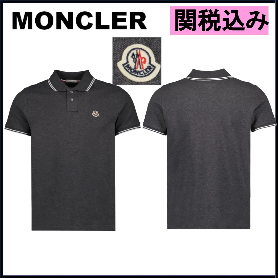 MONCLER  |Button-down Stripes Street Style Cotton Short Sleeves Bridal