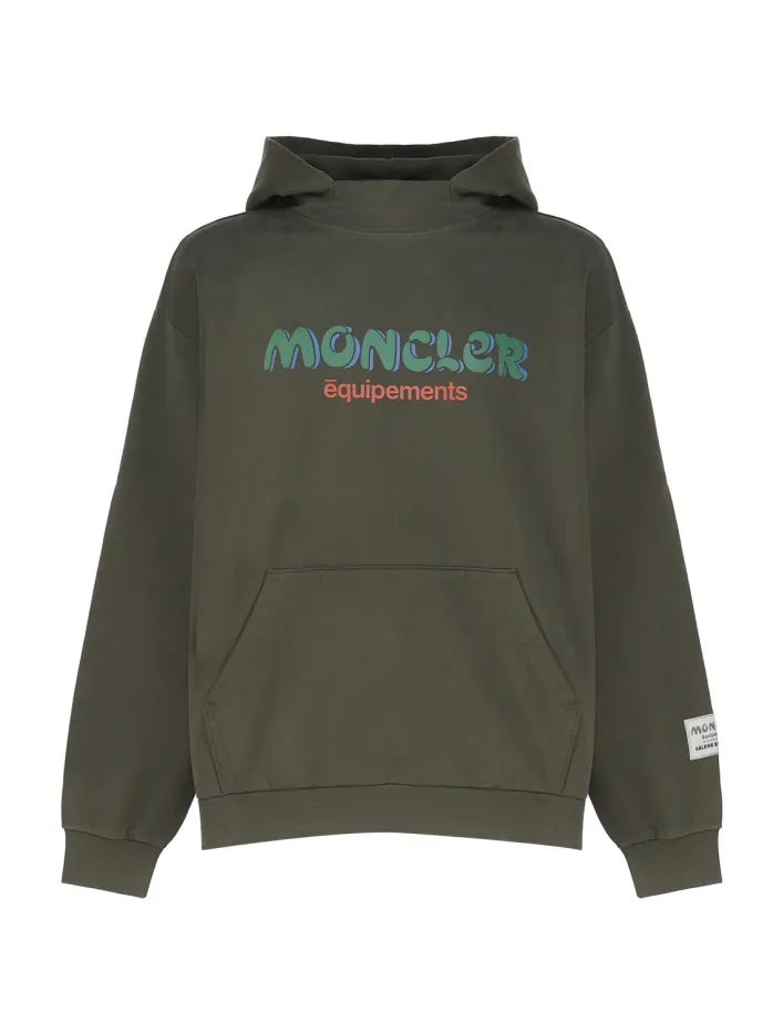 MONCLER  |Unisex Long Sleeves Cotton Oversized Logo