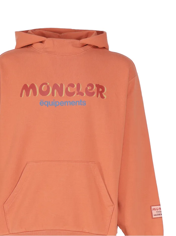 MONCLER  |Unisex Long Sleeves Cotton Oversized Logo