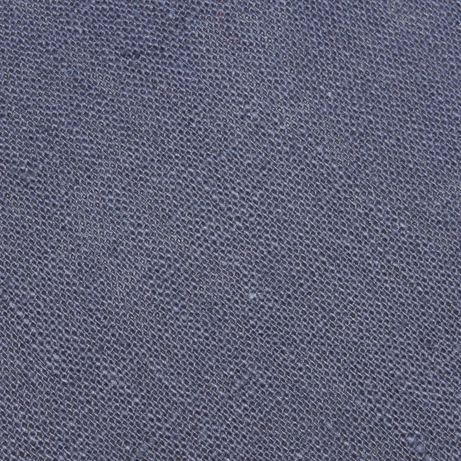 Navy Blue Slub Linen Skinny Tie