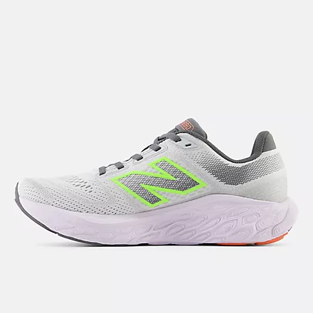 New Balance Women’s Fresh Foam X 880 Athletic Shoes-Grey/Lime/Peach