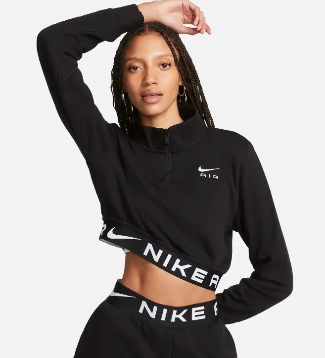 Nike  |Street Style Long Sleeves Plain High-Neck Logo