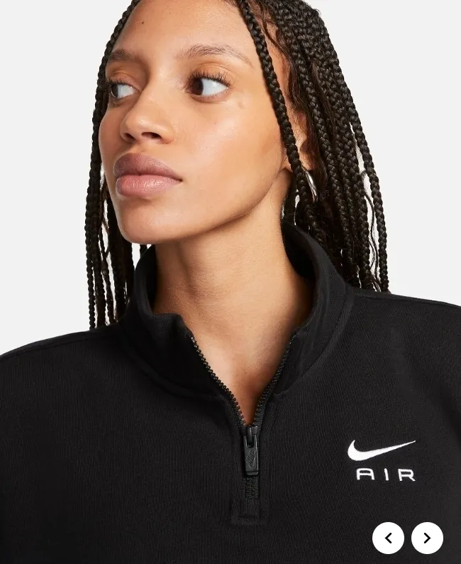 Nike  |Street Style Long Sleeves Plain High-Neck Logo