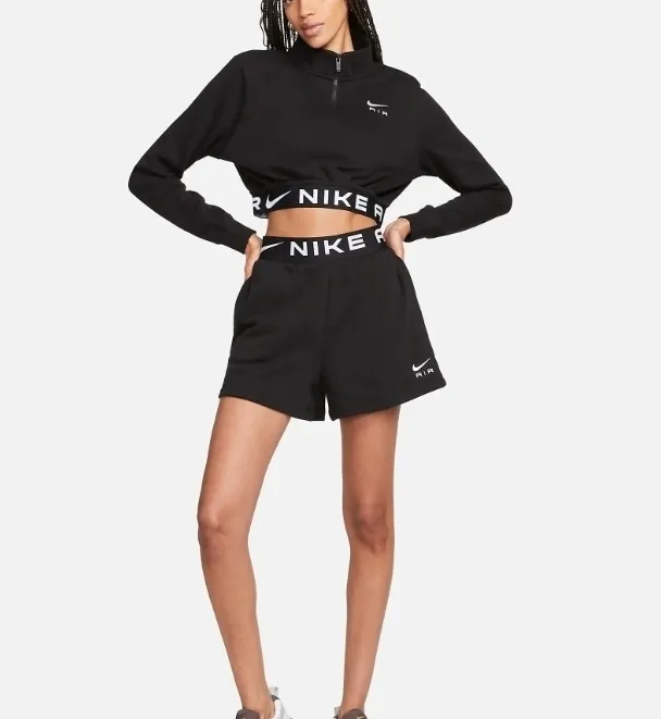 Nike  |Street Style Long Sleeves Plain High-Neck Logo