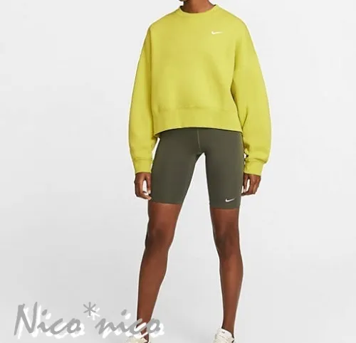 Nike  |Street Style Long Sleeves Plain Oversized Logo