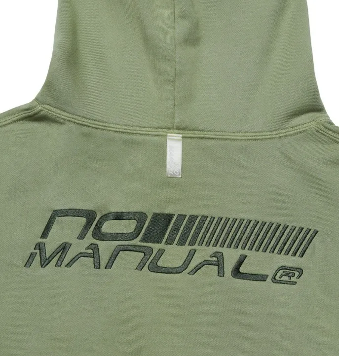 NOMANUAL  |Unisex Street Style Long Sleeves Plain Cotton Logo Hoodies