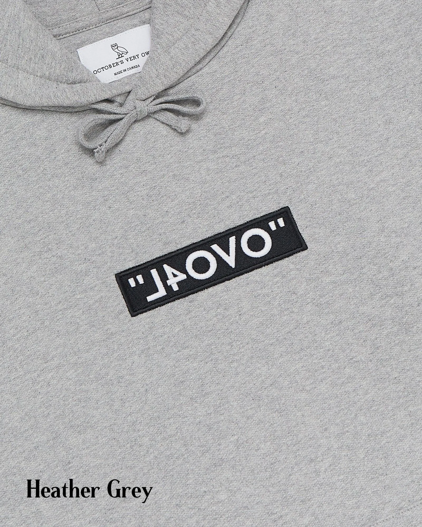 OCTOBERS VERY OWN  |Street Style Plain Cotton Logo Loungewear Hoodies