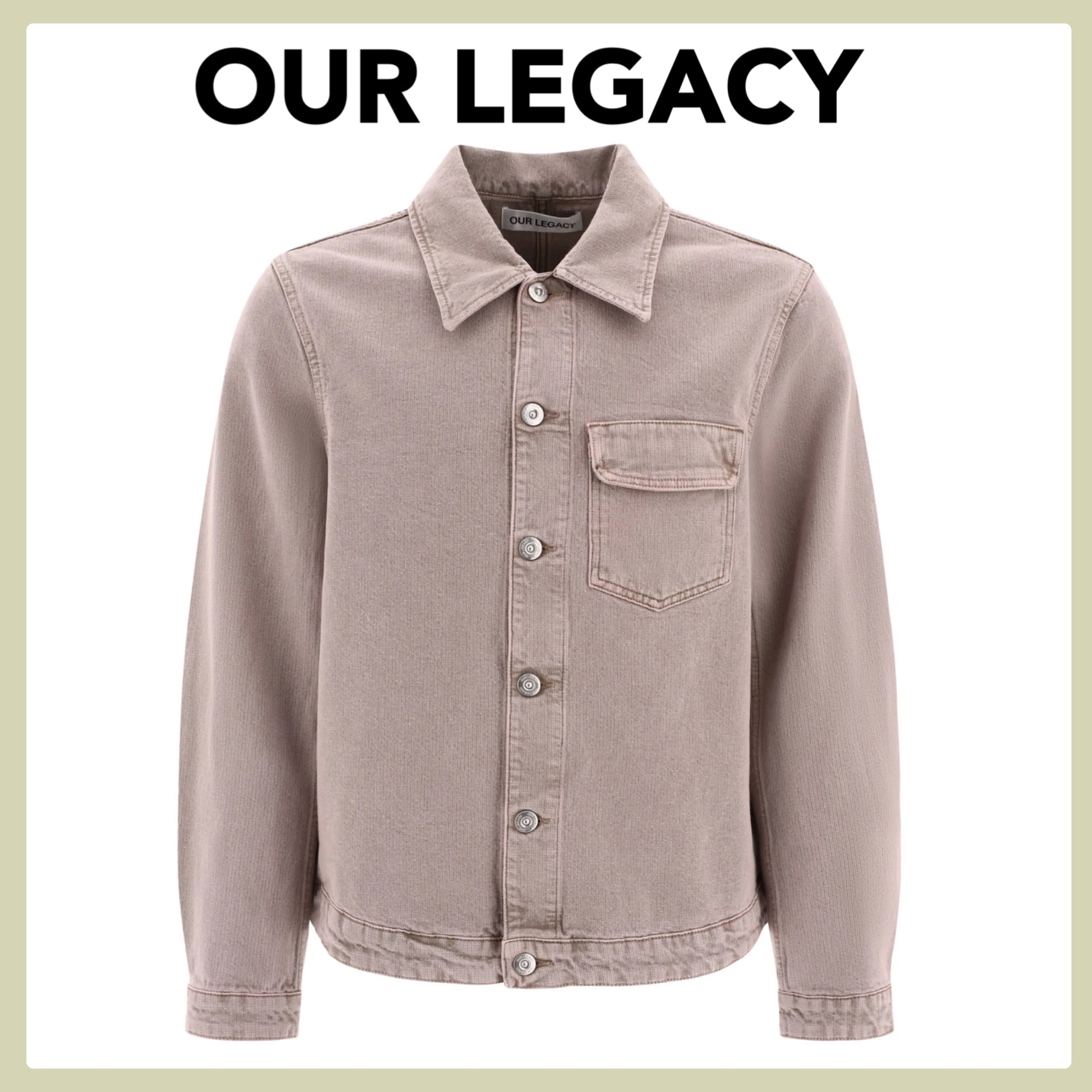 OUR LEGACY  |Button-down Unisex Street Style Long Sleeves Plain Cotton