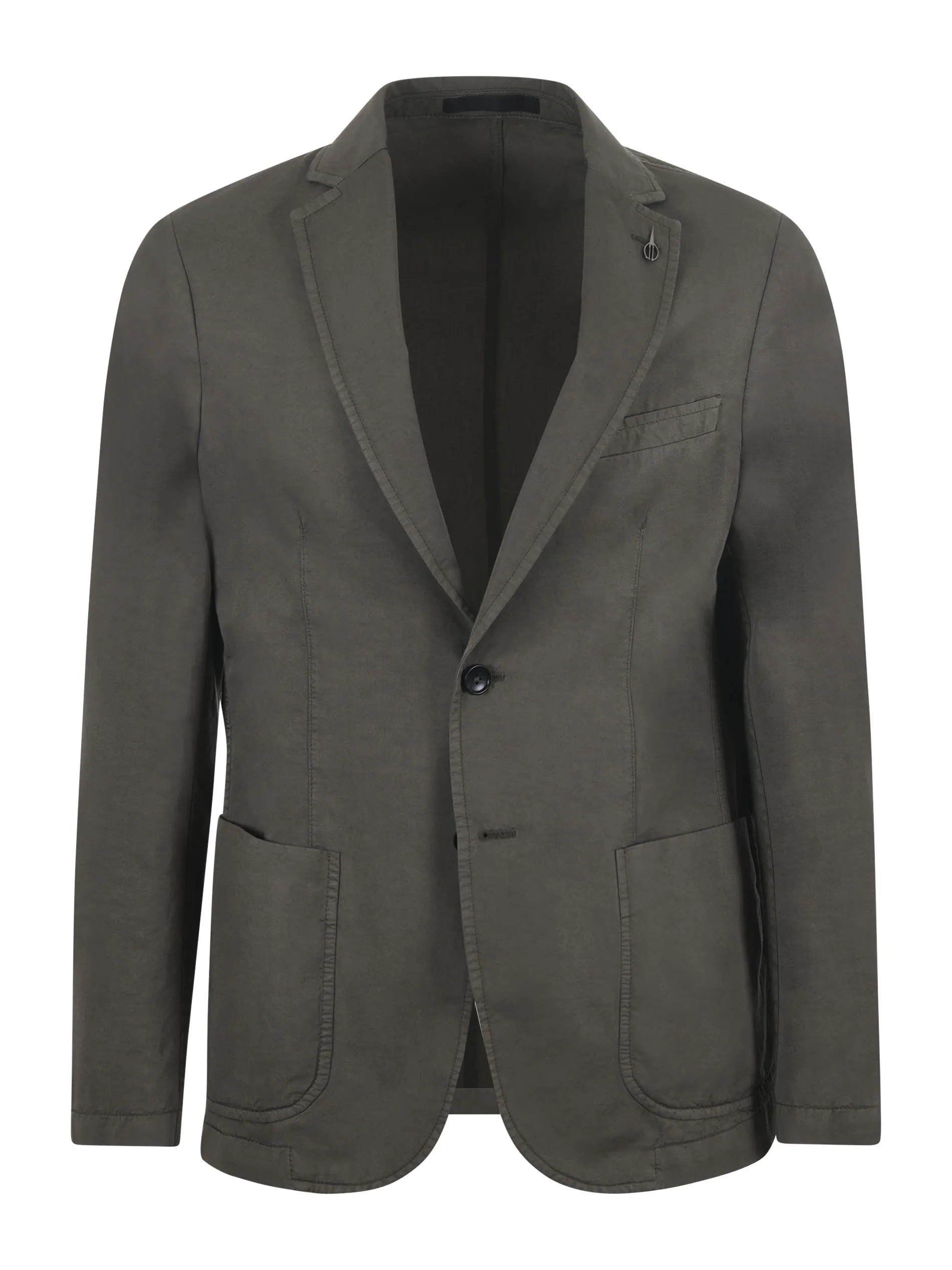 PAOLONI Paoloni jacket in cotton and linen blend