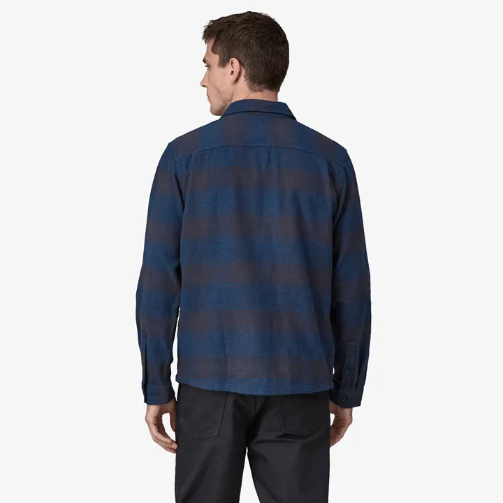 Patagonia Long Sleeve Organic Cotton Fjord Flannel Shirt Mens