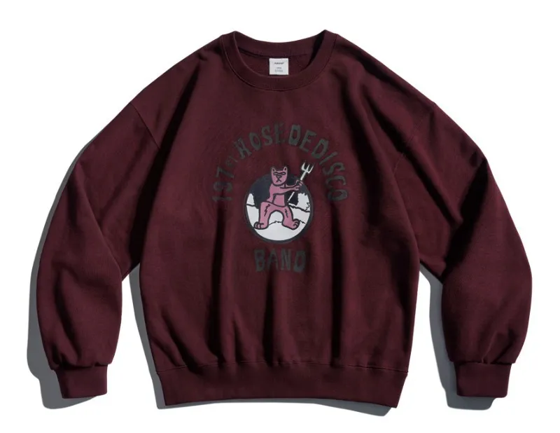 perstep  |[PERSTEP]★ROSE DISCO HEAVY WEIGHT SWEATSHIRT