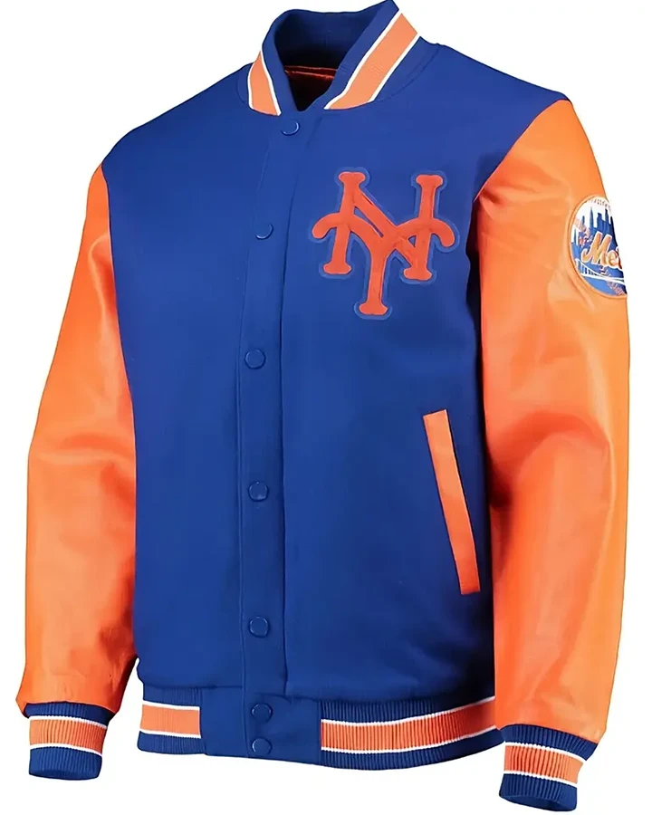 Pilger New York Mets Lettermen Jacket - William Jacket