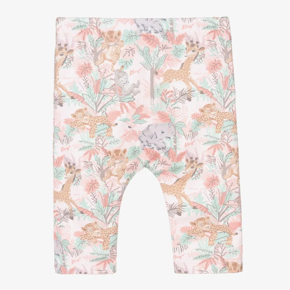 Pink Animals Baby Leggings