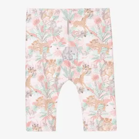 Pink Animals Baby Leggings