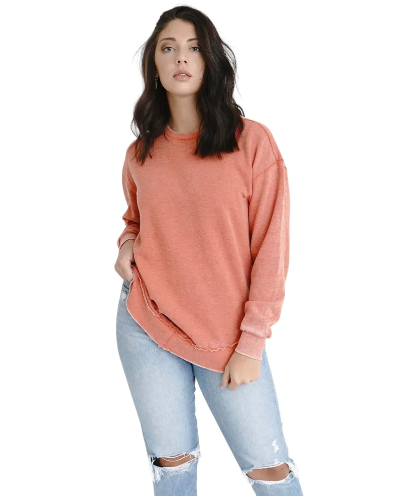 PONCHO VINTAGE FLEECE CREWNECK