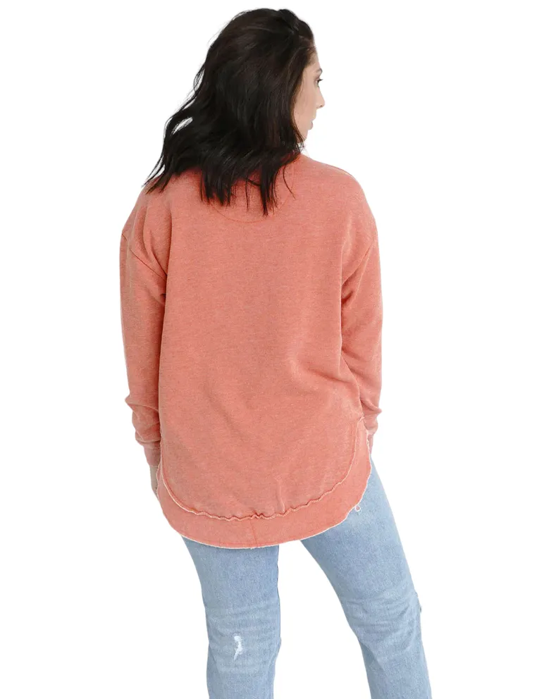 PONCHO VINTAGE FLEECE CREWNECK