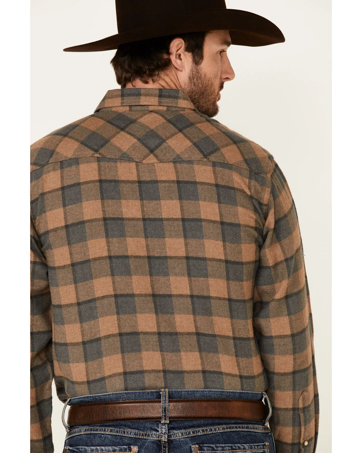 Product Name:  Ariat Men's Hartford Retro Plaid Long Sleeve Snap Western Flannel Shirt