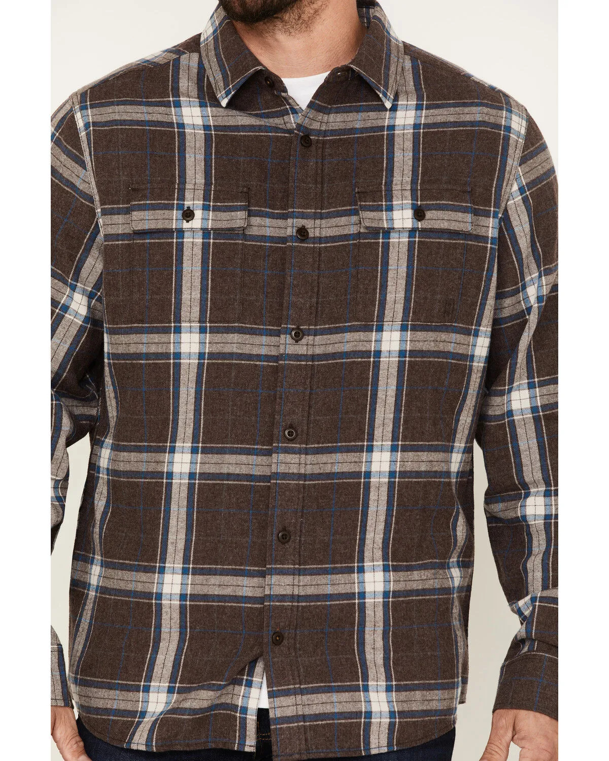 Product Name:  Brothers and Sons Men's Everyday Plaid Print Long Sleeve Button Down Flannel Shirt