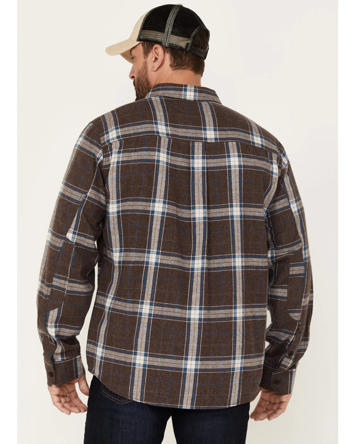 Product Name:  Brothers and Sons Men's Everyday Plaid Print Long Sleeve Button Down Flannel Shirt