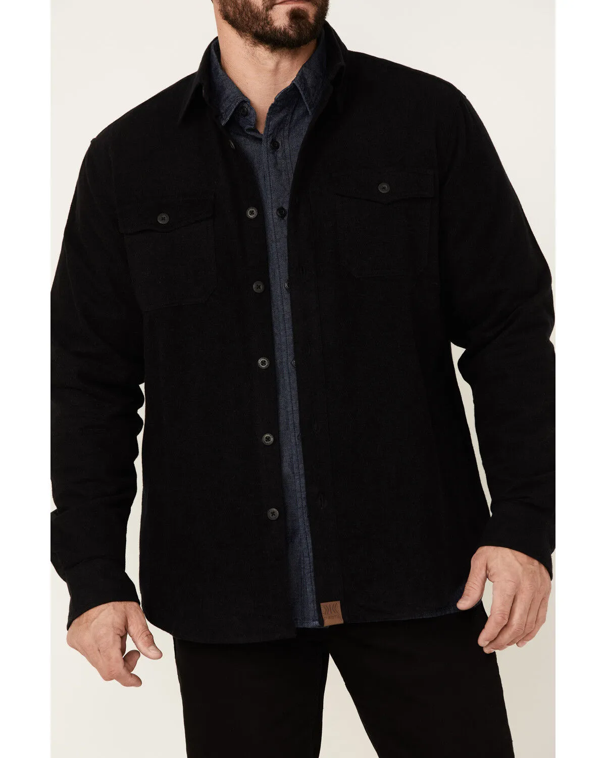 Product Name:  Dakota Grizzly Men's Solid Major Long Sleeve Button Down Western Flannel Shirt