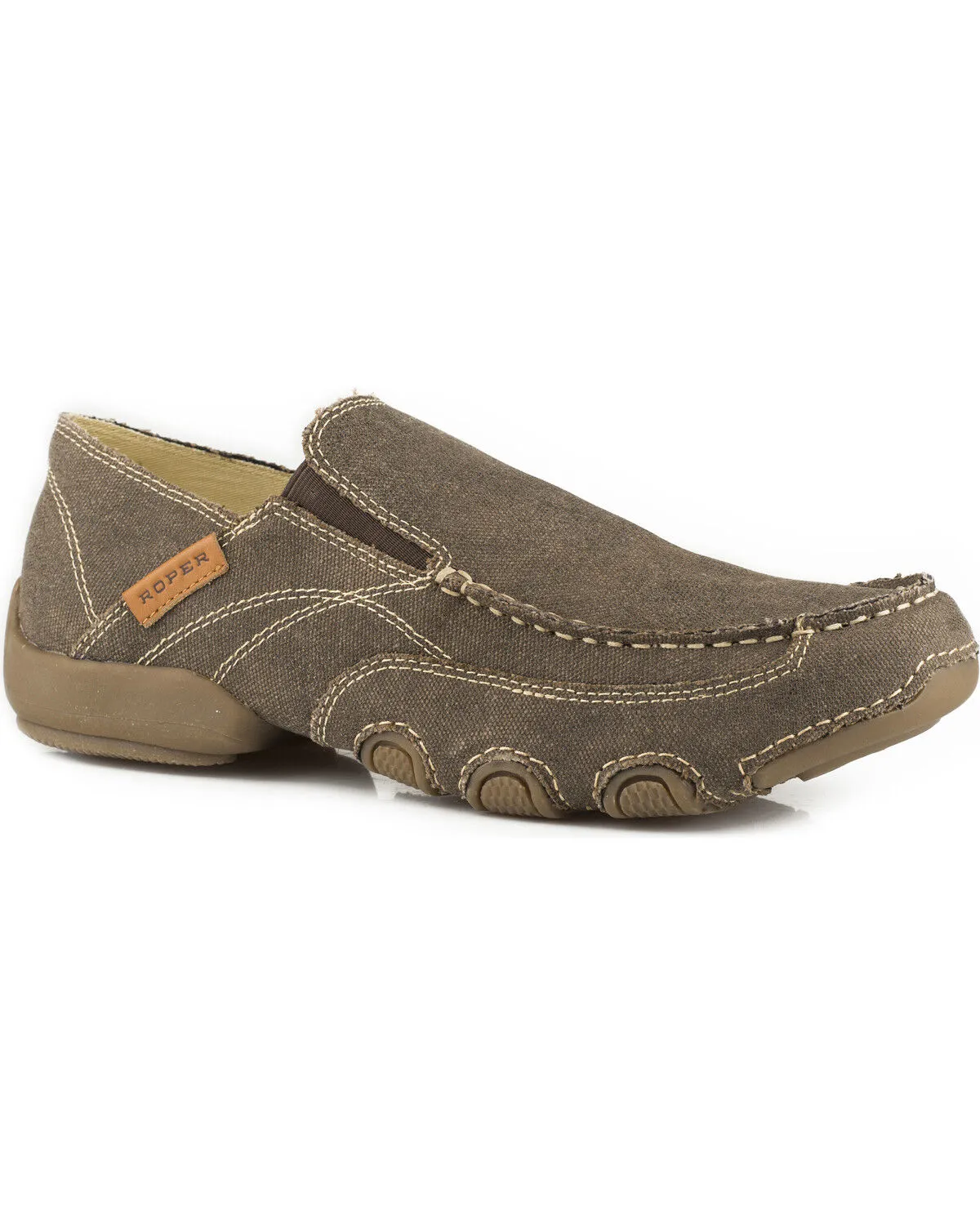 Product Name:  Roper Men's All Over Vintage Canvas Driving Moc Shoes