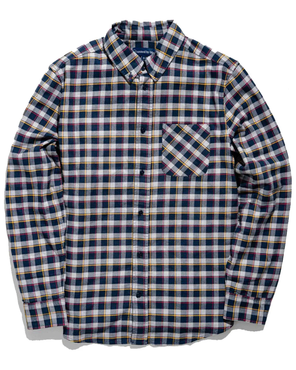 Product Name:  United By Blue Men's Organic Plaid Long Sleeve Western Flannel Shirt