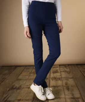 Pull-on Denim Trousers