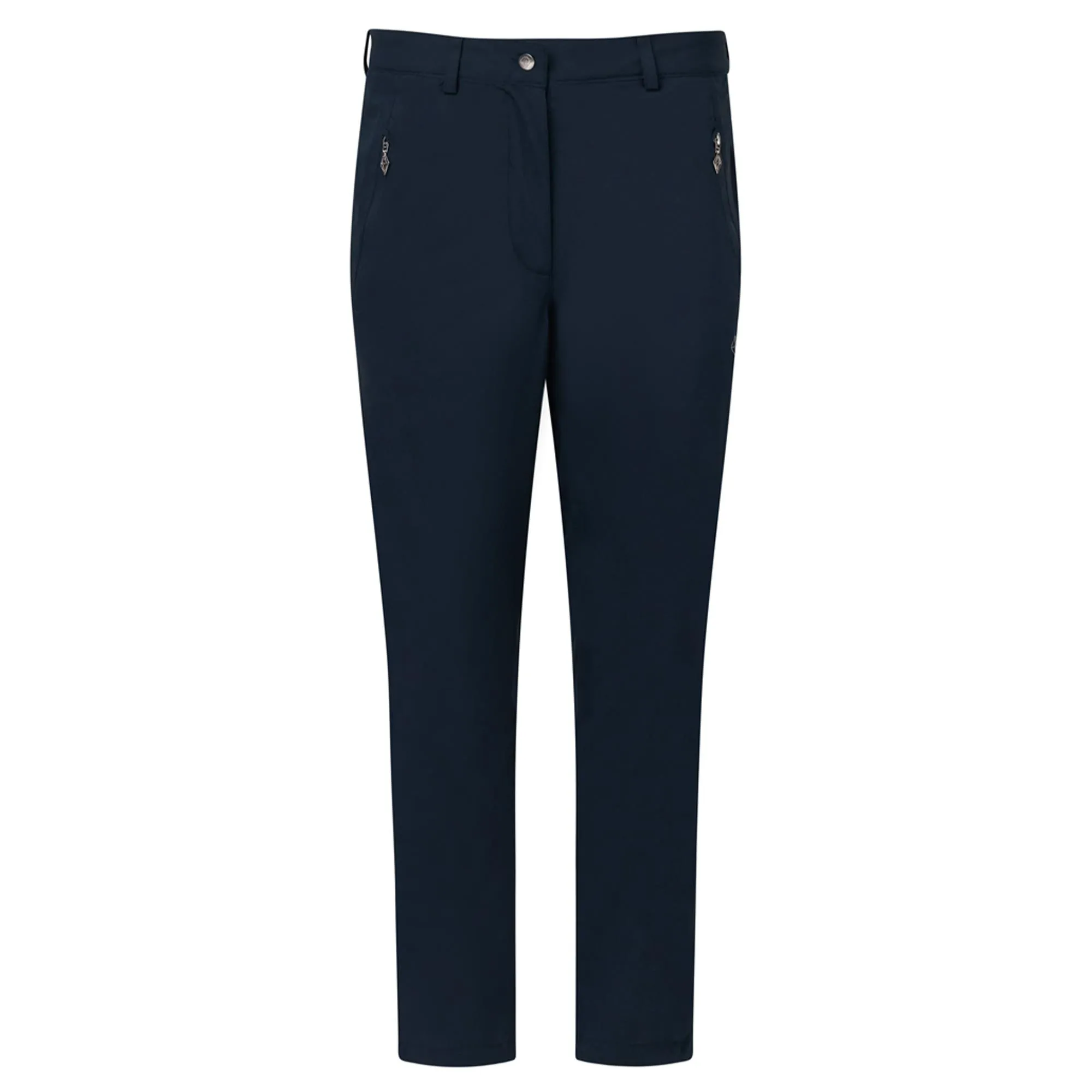 Pure  Golf Cascade Waterproof Lined Ladies Golf Trousers Navy