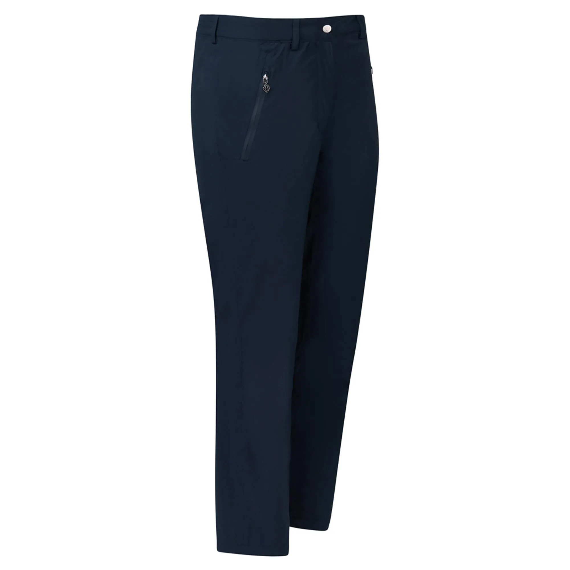 Pure  Golf Cascade Waterproof Lined Ladies Golf Trousers Navy