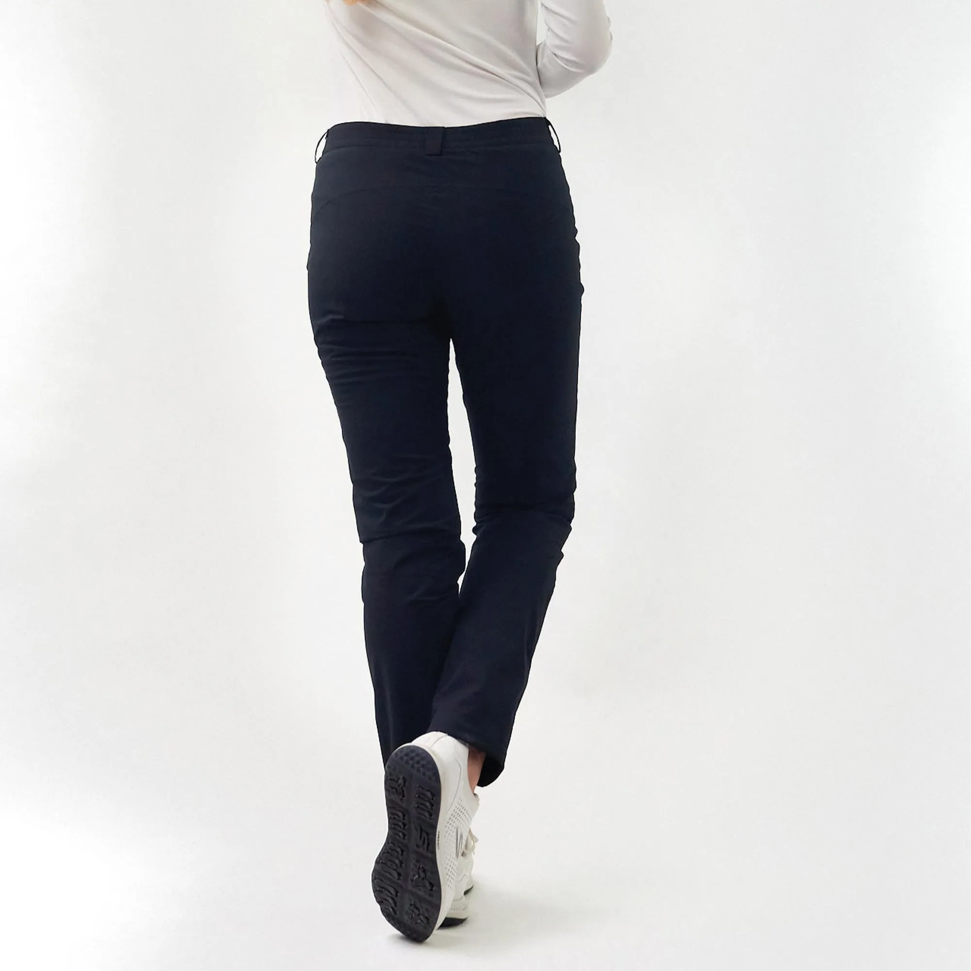 Pure  Golf Cascade Waterproof Lined Ladies Golf Trousers Navy